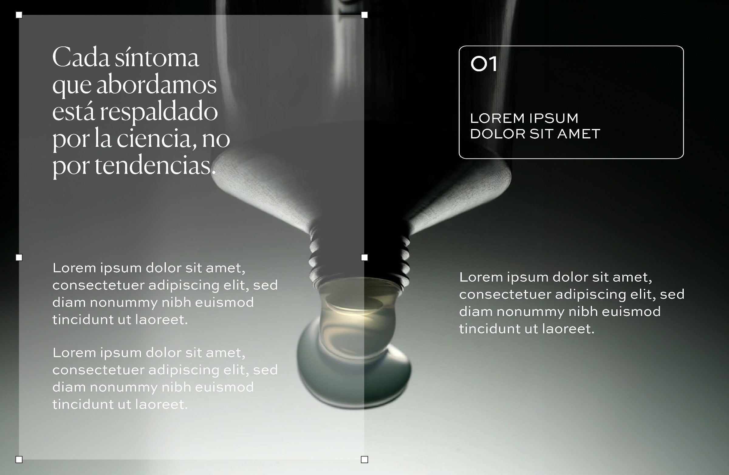 Cada síntoma que abordamos está respaldado por la ciencia, no por tendencias.